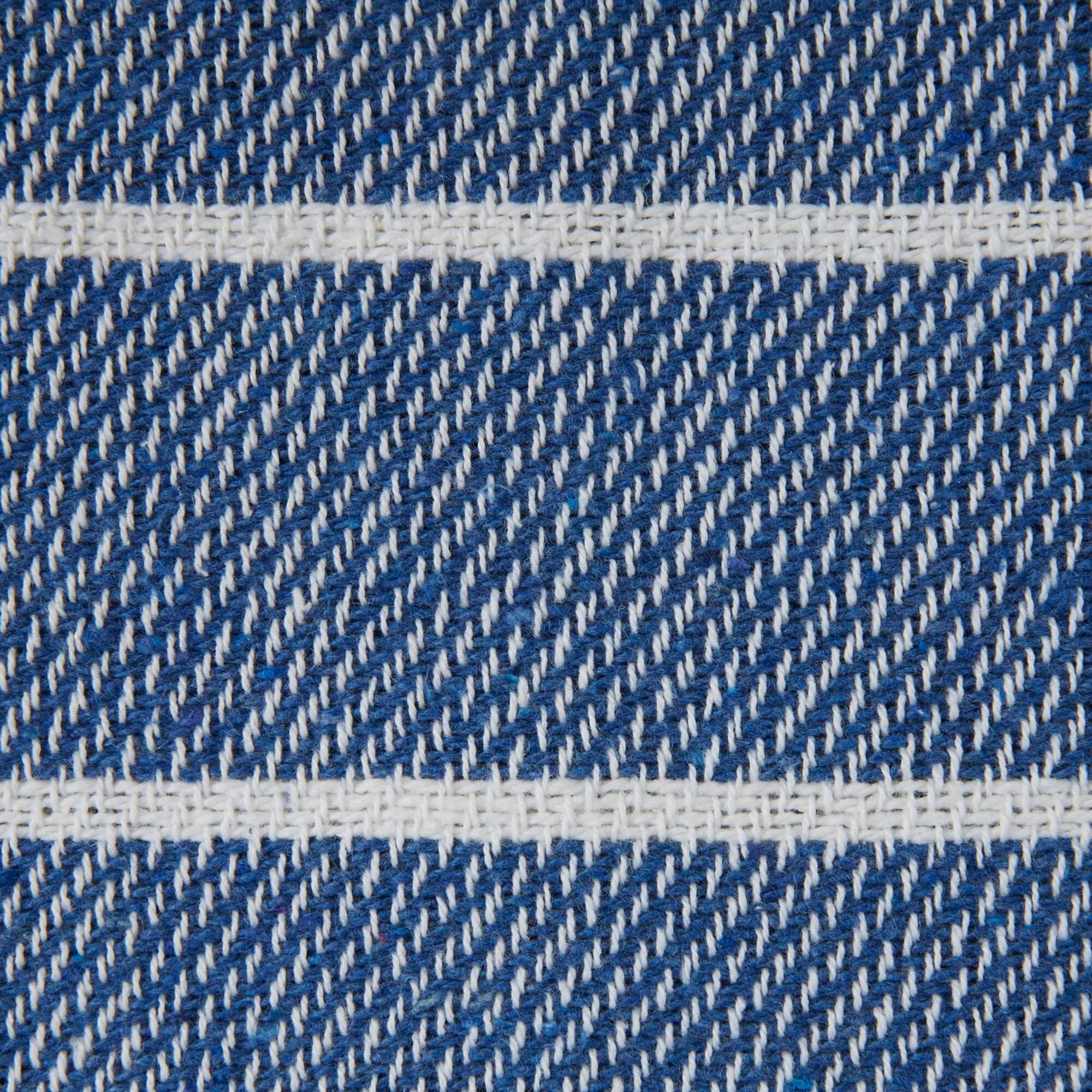 DII® French Blue & White Thin Stripe Throw